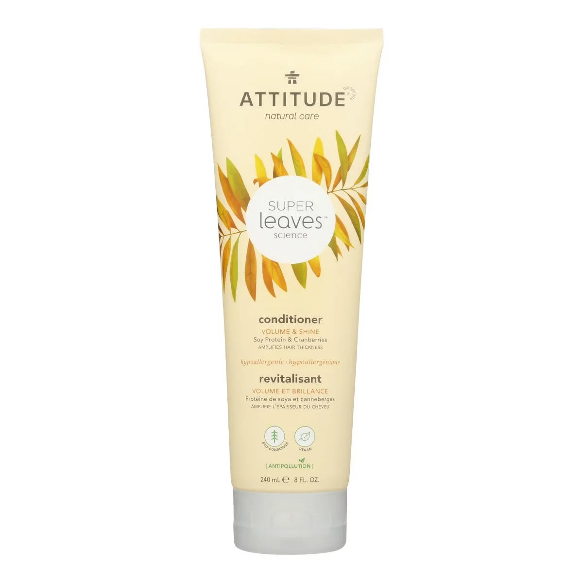 Attitude Volume and Shine Conditioner Soy Protein and Cranberries - 8 oz