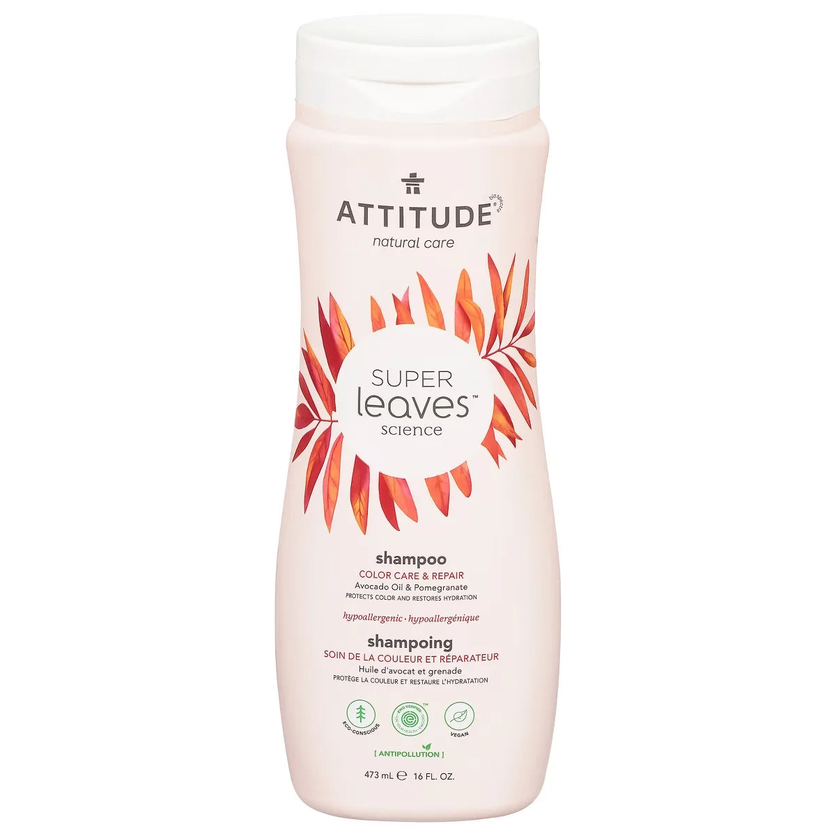 Attitude Color Care and Repair Shampoo Avocado Oil and Pomegranate - 16 oz